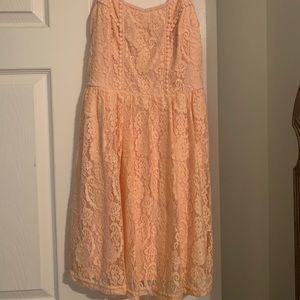 Altar’d State peach flowy sleeveless sundress